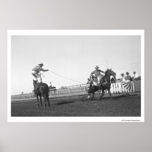 Ropande häst poster