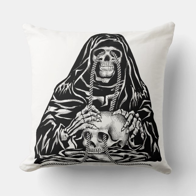 "Rope-Bound Döskallars of Death" Kudde (Framsida)