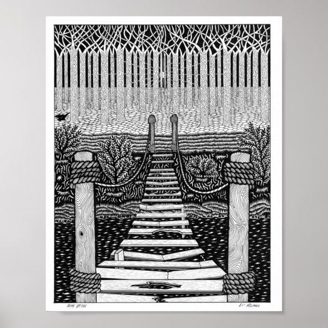 Rope Bridge Poster (Framsidan)