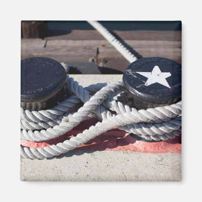 Rope bundet till två kort magnet (Framsidan)