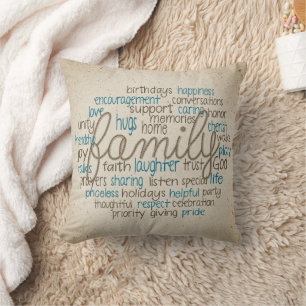 Rope Design Family Ord Cloud Kudde