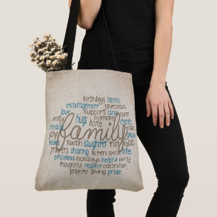 Rope Design Family Ord Cloud Tygkasse
