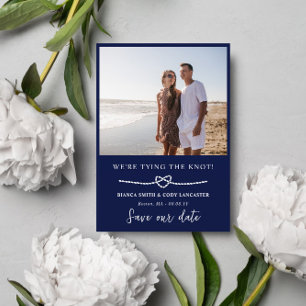 Rope Heart Gifter sig Nautical Spara Datumet