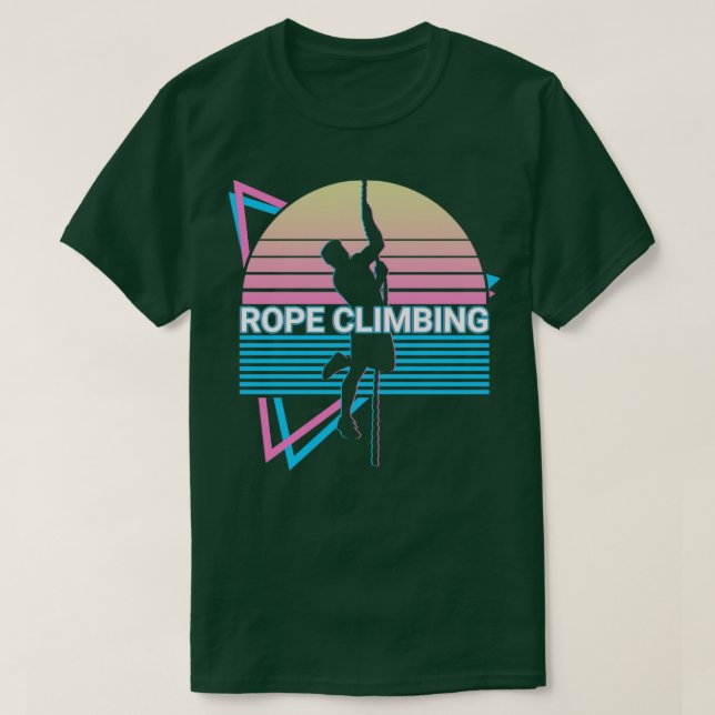 Rope klättringsrope Retro T Shirt (Design framsida)