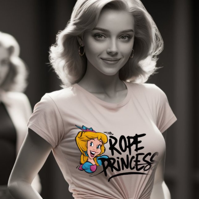 Rope princess shibari älskare t shirt (rope princess shibari lover model gift)