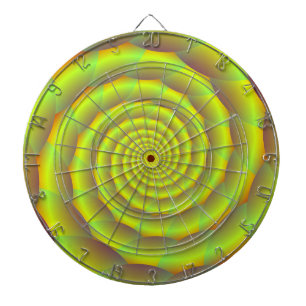 Rope-tunneln för Dartboard-kokt Gult Piltavla