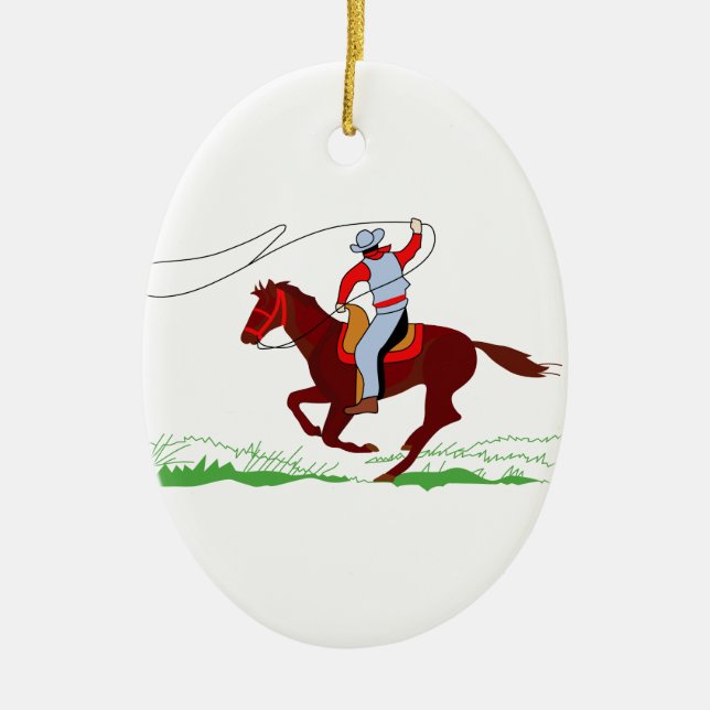 Roper Julgransprydnad Keramik (Framsidan)