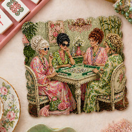 Roper Romp Mahjong Party Coaster Underlägg Papper
