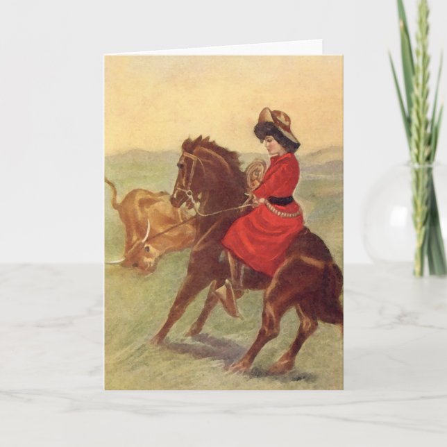 Ropin flicka kort (Framsida)