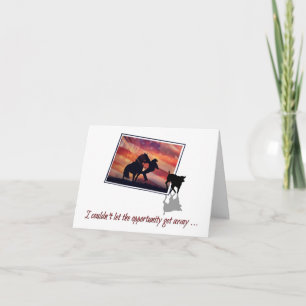 Roping Cowboy Grattis på födelsedagen Card Kort
