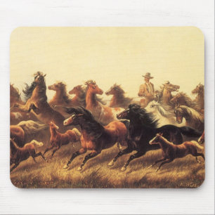 Roping Vild Horses av James Walker Musmatta