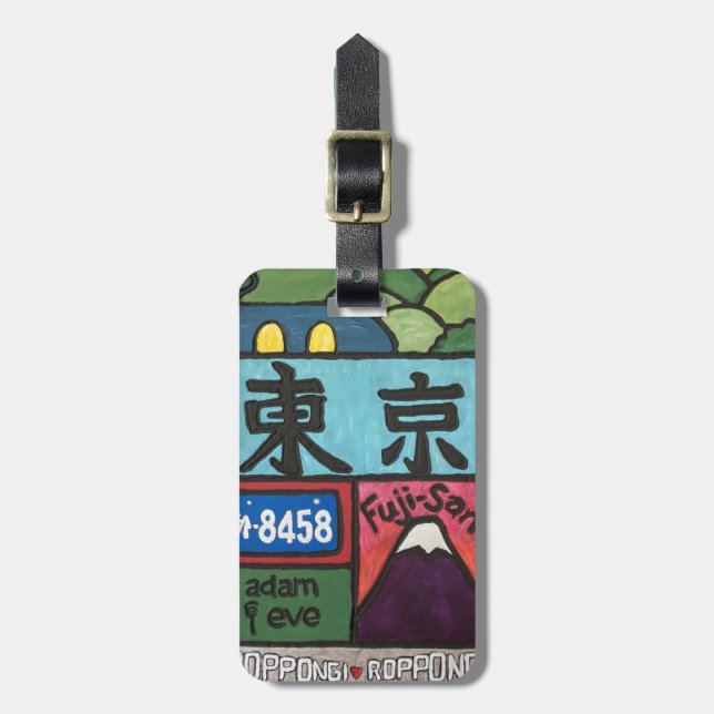 Roppongi Luggage Tag Bagagebricka (Vertikal Framsida)