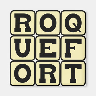 Roquefort, fransk blåost magnet