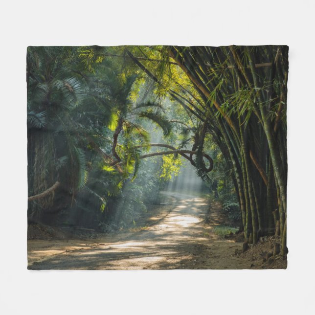 Ror av bambu fleecefilt (Framsidan (Horisontell))