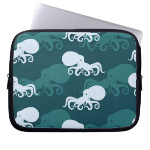 Ror av bläckfiskmönster laptop sleeve