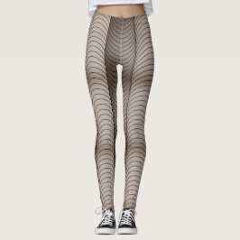rör av geometrisk optisk illusion leggings