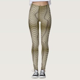 rör av geometrisk optisk illusion leggings