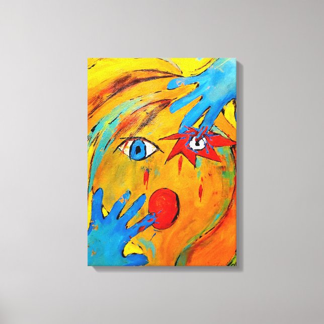 Rör den inte canvastryck (Framsida)