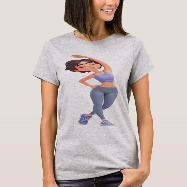 Rör Dig Med Självförtroende T Shirt (Framsida)