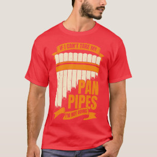 Rör Flute Player Gift på det finstilta Pane T Shirt