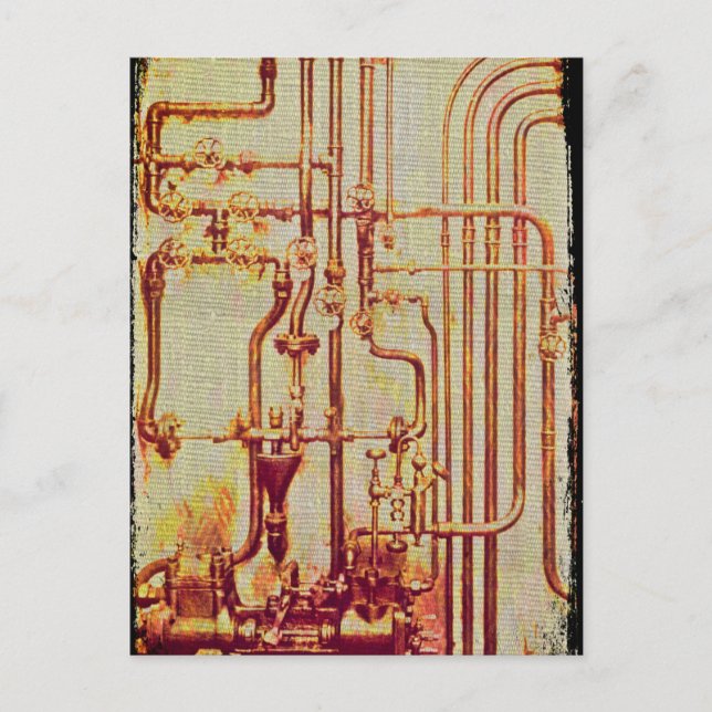 Rör för skräddarsydd kantmur vykort (Framsida)