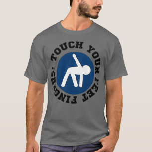 Rör fötterna finger v1 t shirt