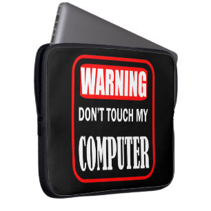rör inte datorn laptop fodral