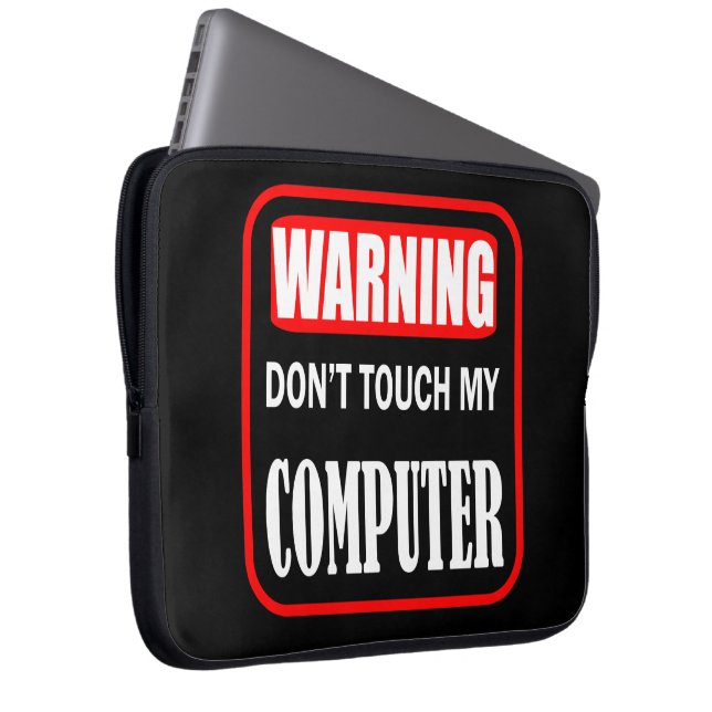 rör inte datorn laptop fodral (Framsidan Höger)