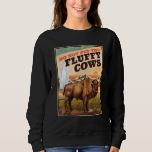 Rör Inte De Fluffiga Korna Bisonoxar T Shirt