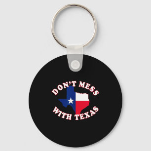 Rör inte delstatsöversikt och flagga Texas  Nyckelring