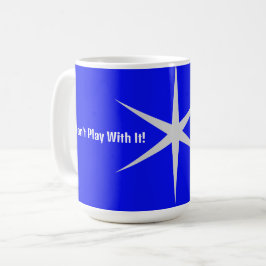 Rör inte den delen. Svart/Vit Kollektion Kaffemugg