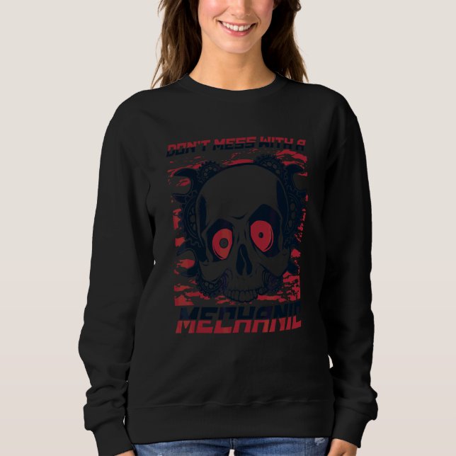 Rör Inte En Bilmekaniker Biltekniker Auto Mek T Shirt (Framsida)