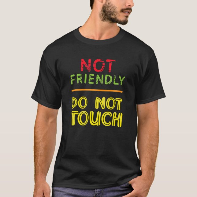 Rör inte gärna presentationen t shirt (Framsida)