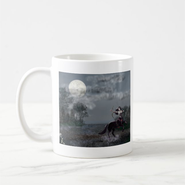 Rör Inte Kärrhäxan Orc Gotisk Rolig  Kaffemugg (Vänster)