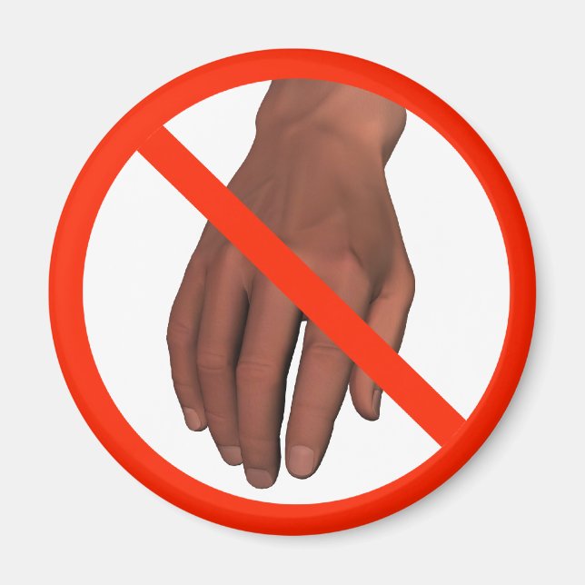 Rör inte! magnet (Framsidan)