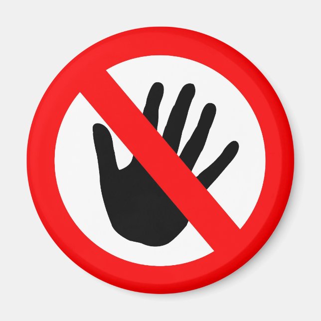 Rör inte magnet (Framsidan)