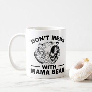 Rör Inte Mamma Björn Arg Trött Mamma Sarcasm Kaffemugg