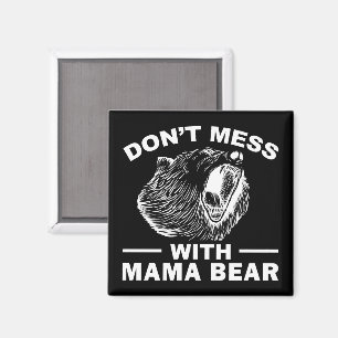 Rör Inte Mamma Björn Mors Dag Mamma Cool Magnet