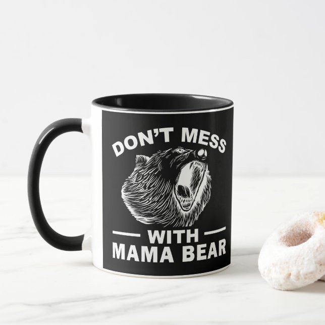Rör Inte Mamma Björn Mors Dag Mamma Cool Mugg (Med munk)
