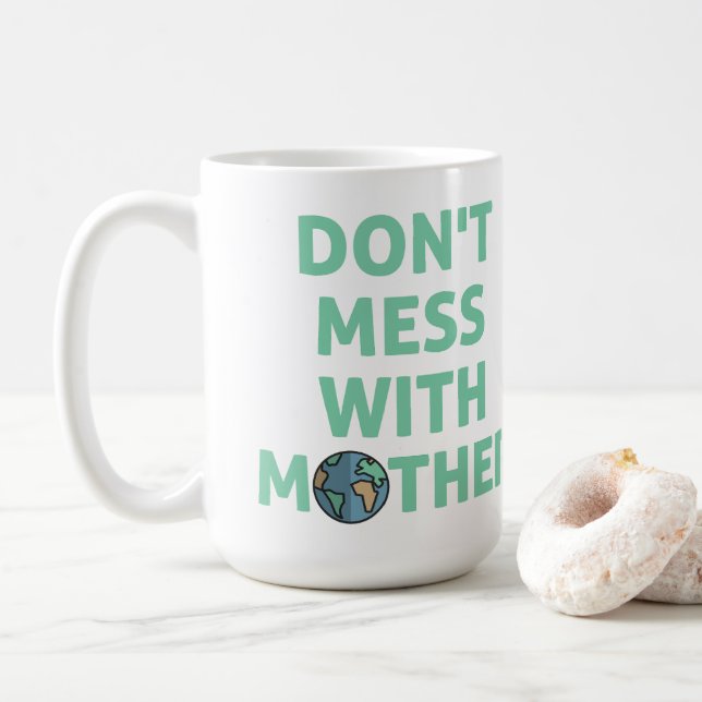 Rör inte mamman! kaffemugg (Med munk)