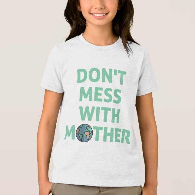 Rör inte mamman! t shirt (Framsida)