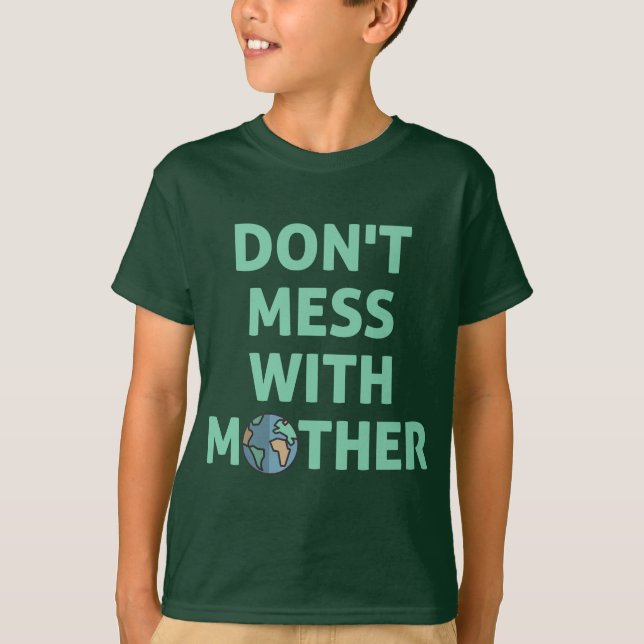 Rör inte mamman! t shirt (Framsida)