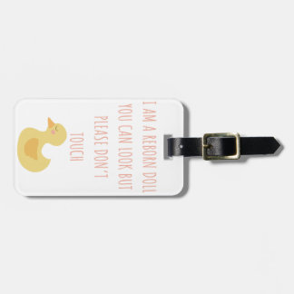 Rör inte Märkrn för återfödda parkeringssäten Bagagebricka