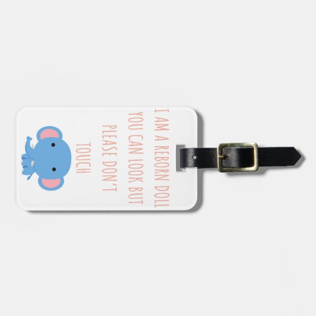 Rör inte Märkrn för återfödda parkeringssäten Bagagebricka (Horisontell Framsida)