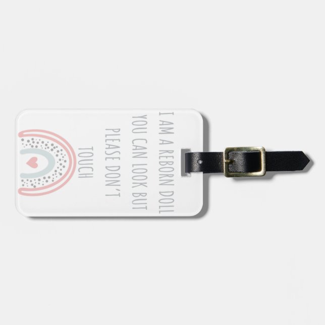 Rör inte Märkrn för återfödda parkeringssäten Bagagebricka (Horisontell Framsida)