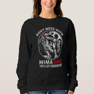 Rör inte Mima Saurus Jurasskicked  Mormor T Shirt