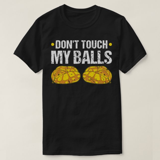 Rör inte min Bollar Python Snake T Shirt (Design framsida)