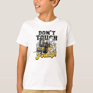 Rör inte min gaffeltruck! - gaffeltruck t shirt