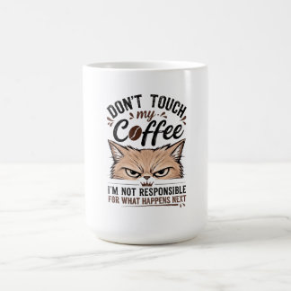 Rör Inte Min Kaffe Grumpy Cat Rollig Tröja Kaffemugg