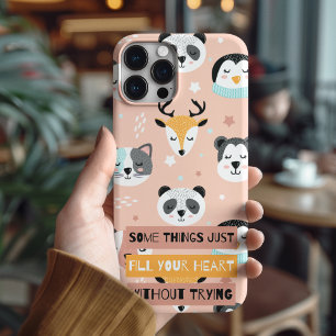 Rör inte min Mobila - Cute Animal Ansikte Telefonv